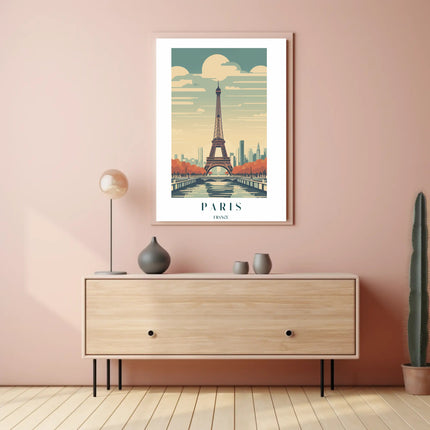 Eiffel Tower in Autumn Poster