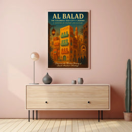 Al Balad The Colorful Old City Of Poster