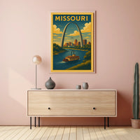Missouri Riverfront Poster