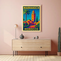 Marrakech Travel Poster
