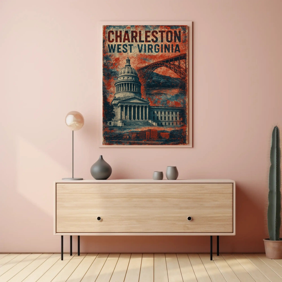 Charleston, West Virginia Poster