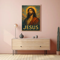 Jesus Iconic Portrait Poster