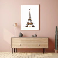 Eiffel Tower Illustration Poster