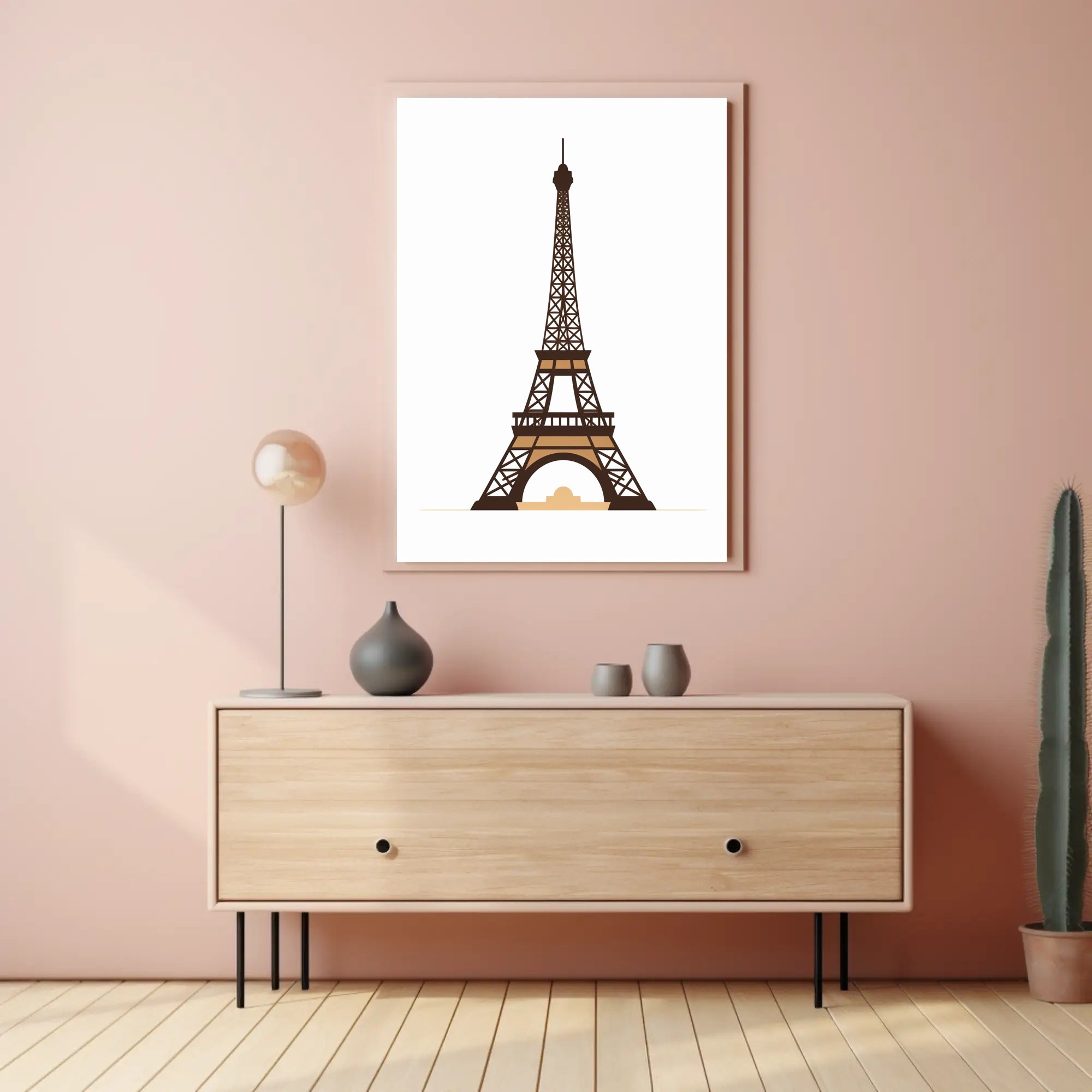 Eiffel Tower Illustration Poster