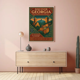 Discover Georgia Poster