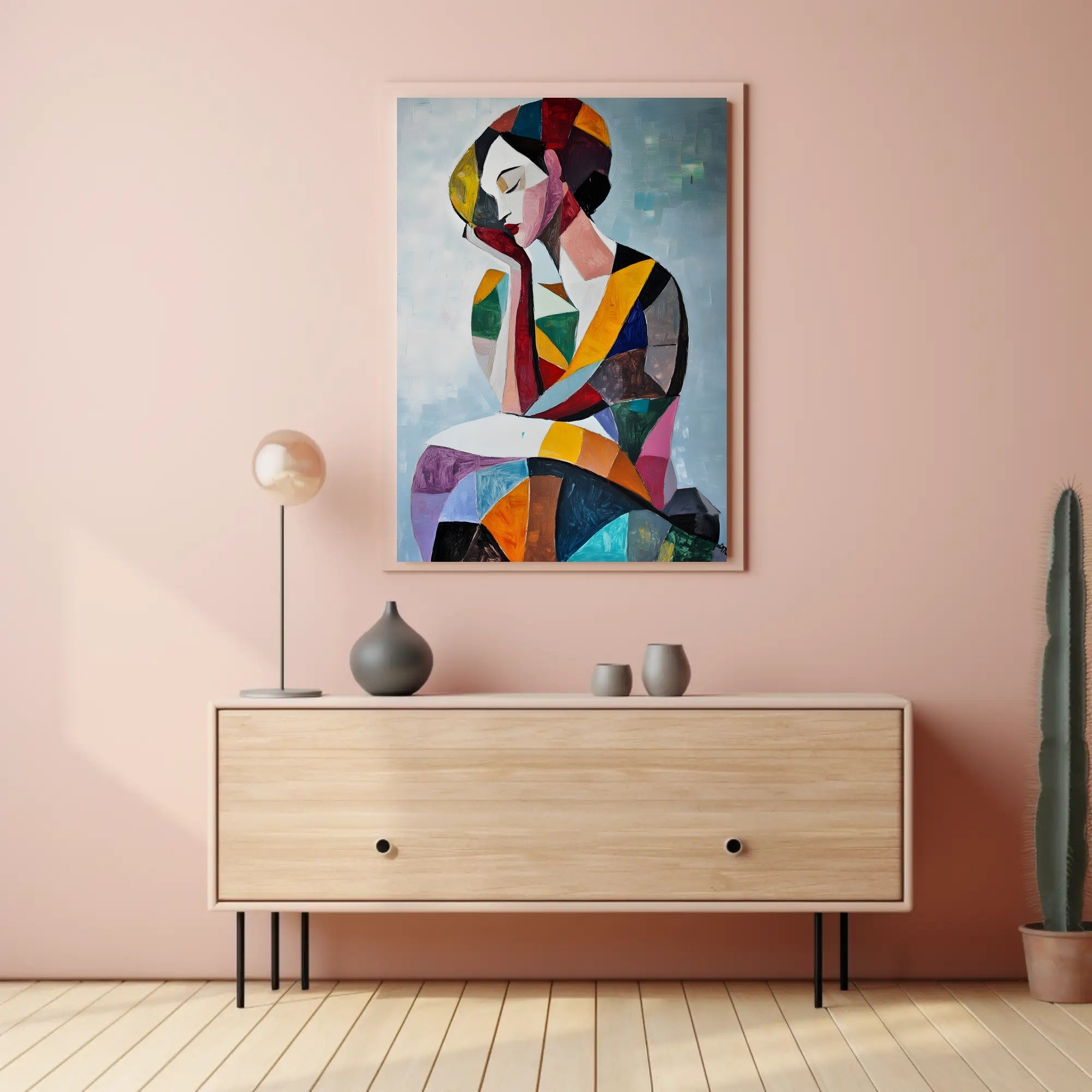 Abstract Contemplation Poster Modern Abstract Print