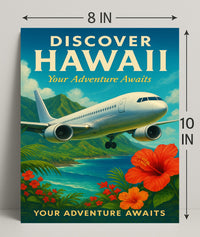 Discover Hawaii Wall Art Print Decor PosterGoat
