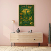 Viva Brasil A Land of Vibrant Culture Poster
