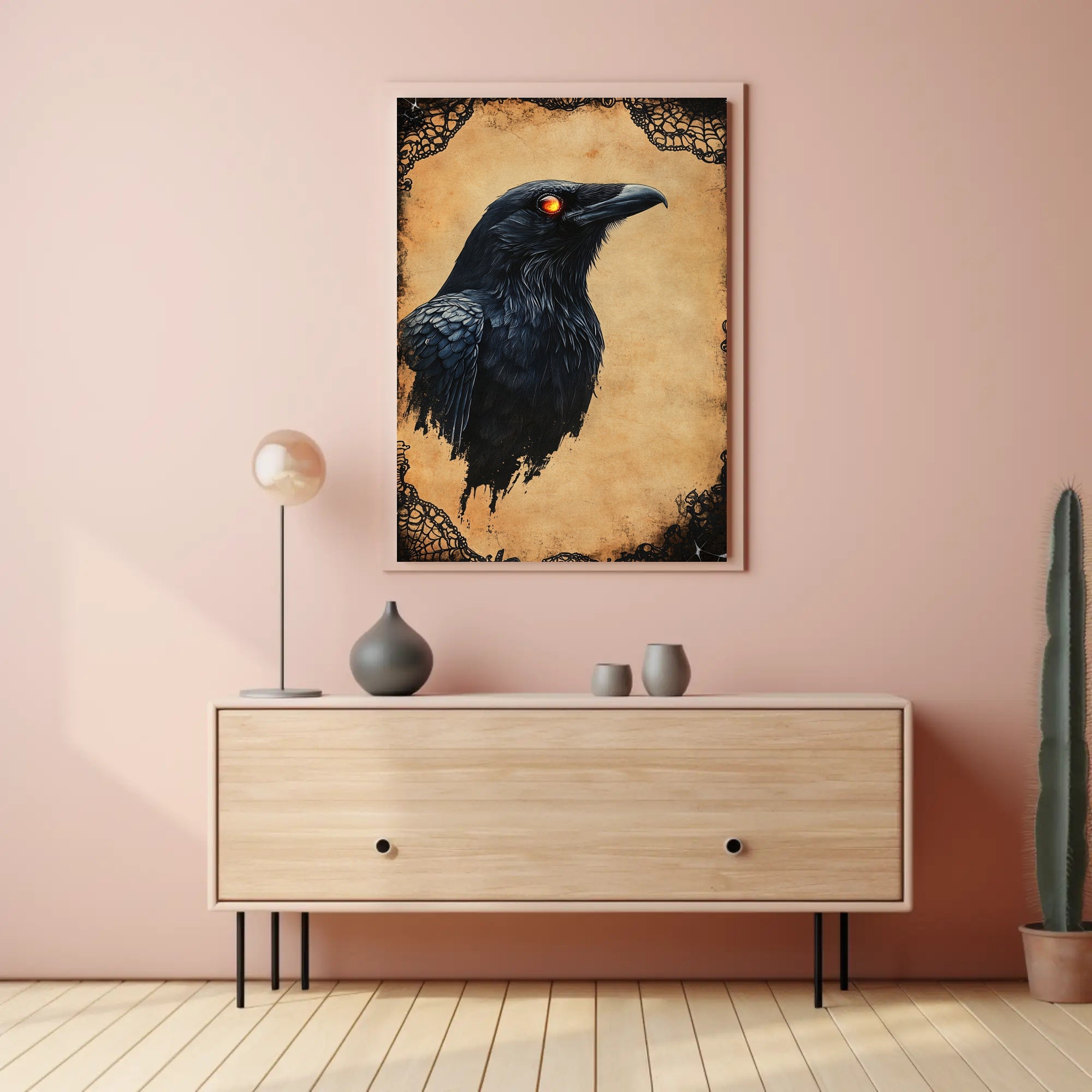 The Enigmatic Raven Poster