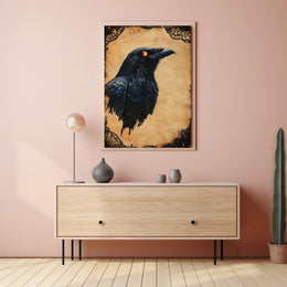 The Enigmatic Raven Poster