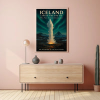 Iceland Land of Fire and Ice Poster