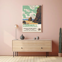 Cornwall Travel Promotion Poster