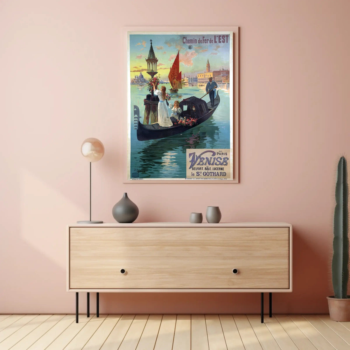 Chemin De Fer De LEst Journey To Poster