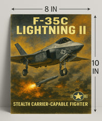 F-35C Lightning II Poster PosterGoat