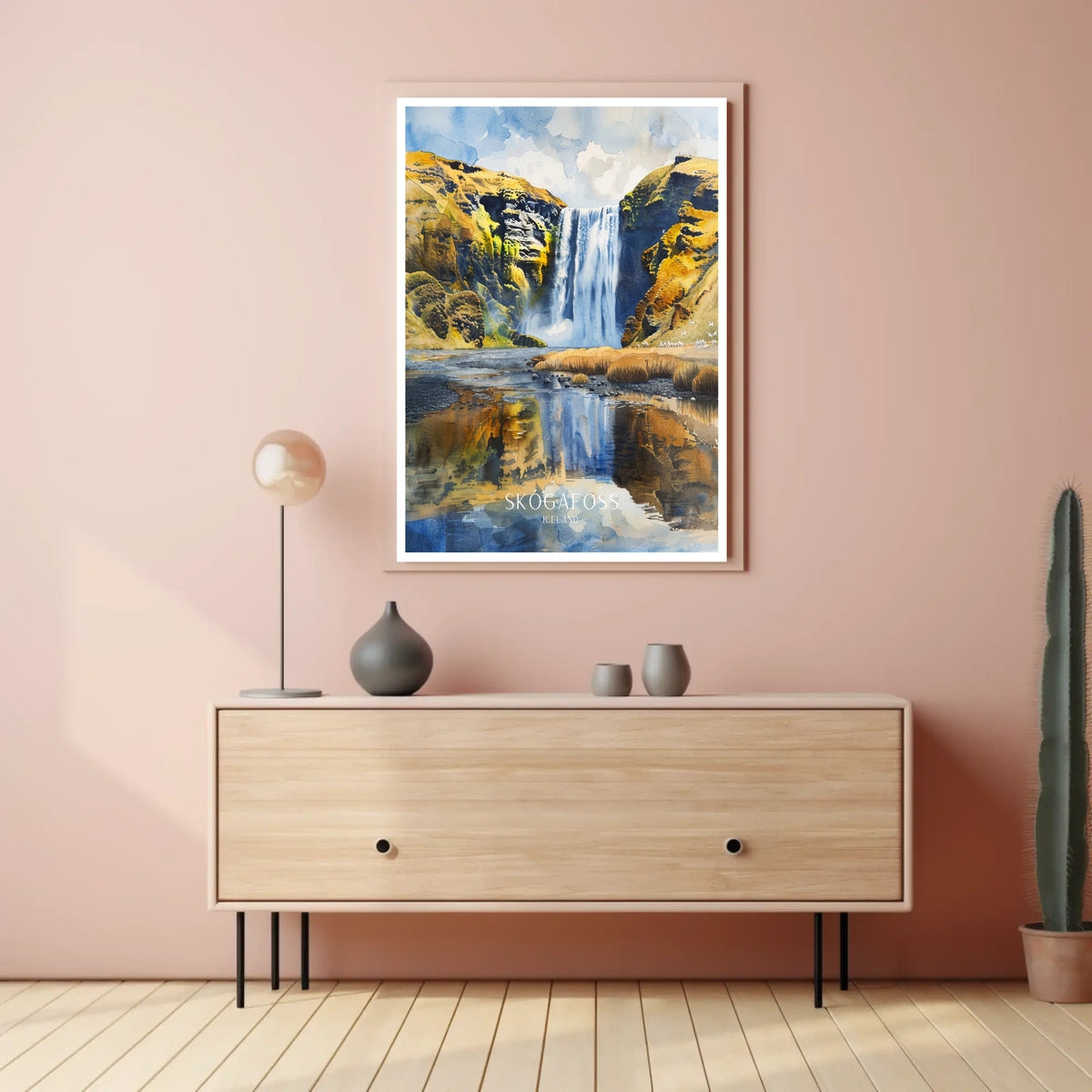 Skógafoss Iceland Poster