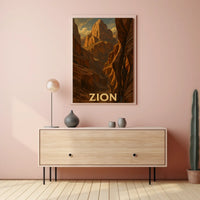 Zion National Park Poster