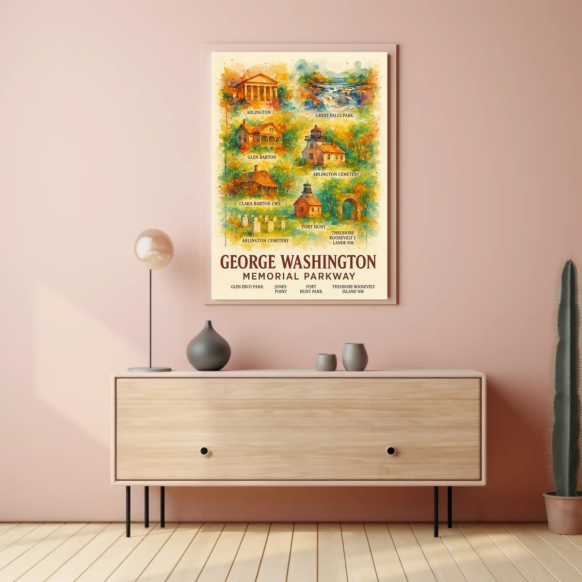 George Washington Memorial Parkway Poster