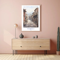 Pompeii Streetscape Poster PosterGoat