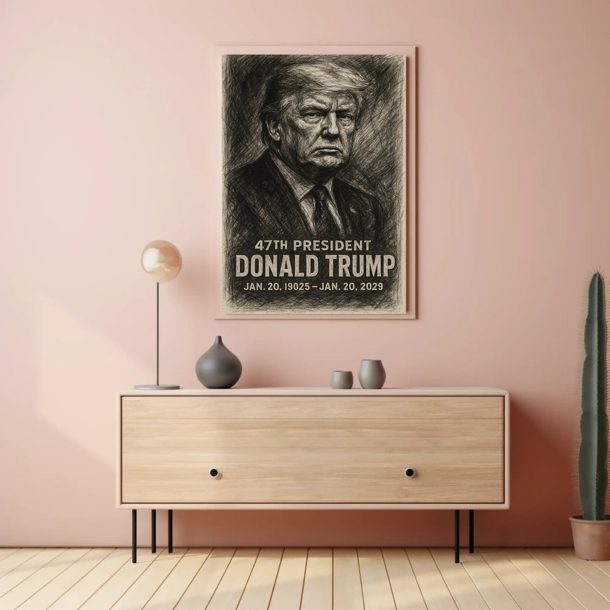Donald Trump The Unyielding Resolve Poster
