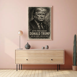 Donald Trump The Unyielding Resolve Poster