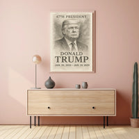 Donald Trump 47th President Poster