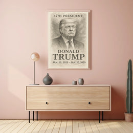 Donald Trump 47th President Poster