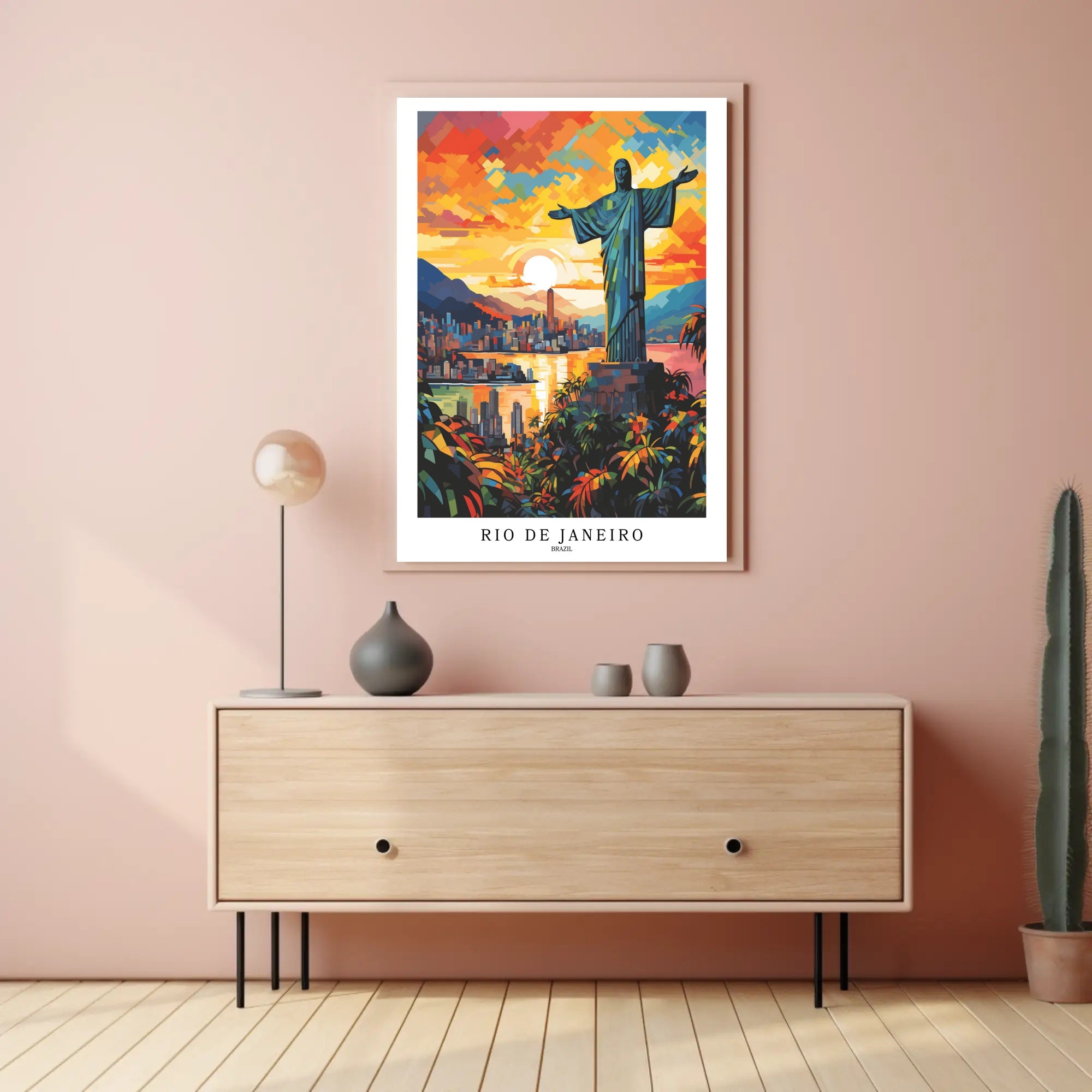 Rio de Janeiro Sunset Poster PosterGoat