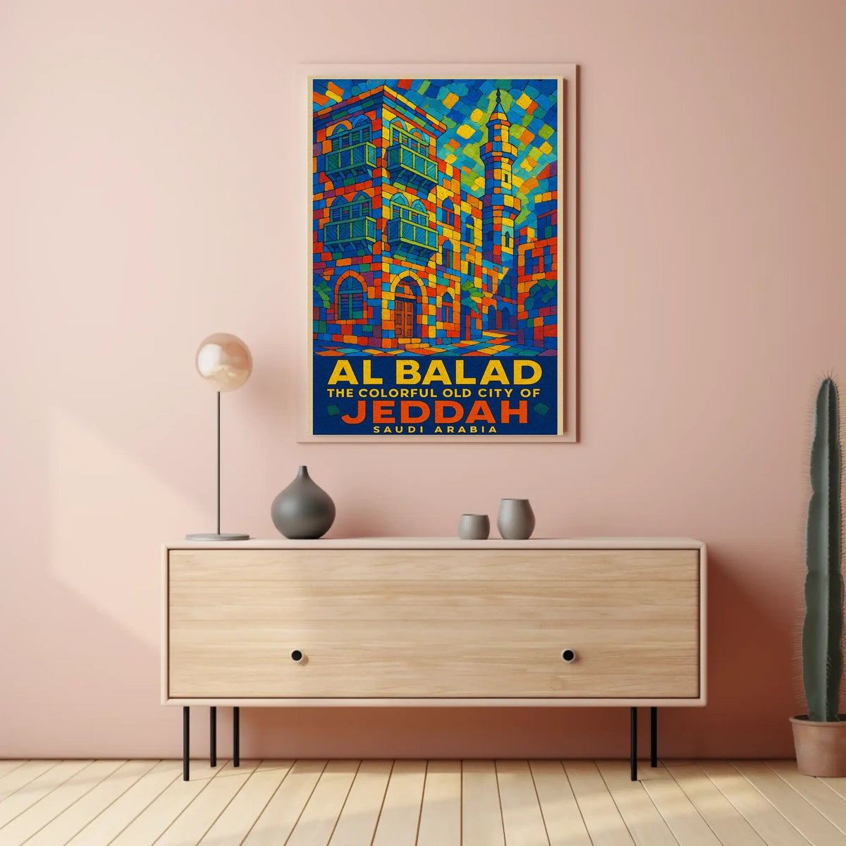 Al Balad The Colorful Old City Of Poster