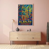 Al Balad The Colorful Old City Of Poster