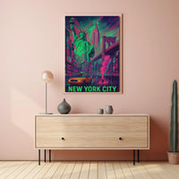 Neon New York City Poster