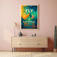 National Parks Adventure Poster Travel Wall Art