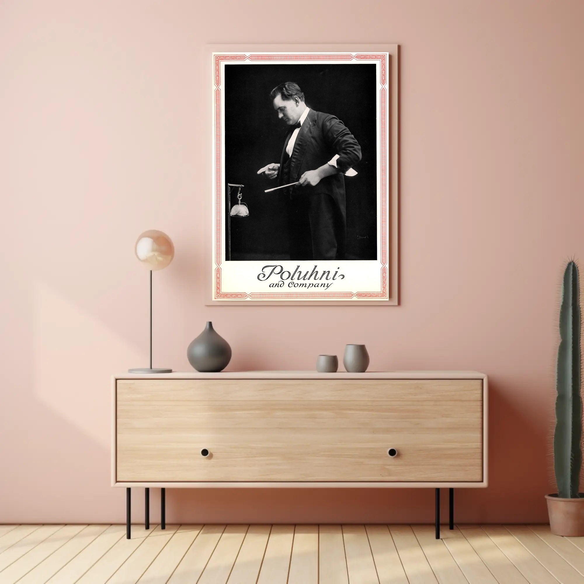 Vintage Magician Performance Poster by Poluhni and Company