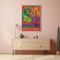 Vibrant New York Cityscape Poster