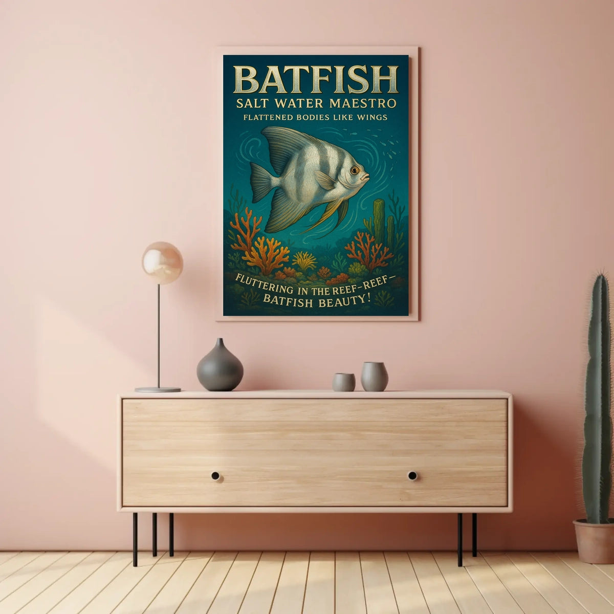 Batfish Salt Water Maestro Poster