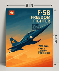 F-5B Freedom Fighter Poster PosterGoat