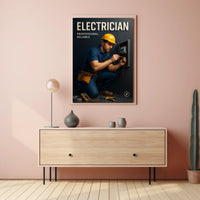 Professional Electrician Services Poster
