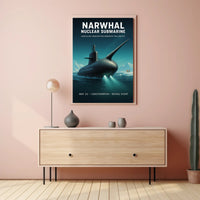 Narwhal Nuclear Submarine Unveiling Poster