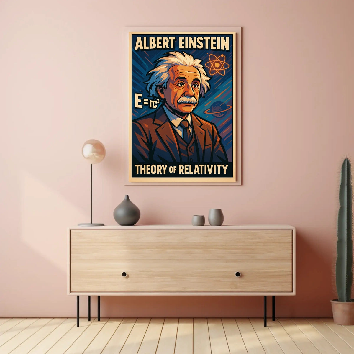 Albert Einstein Theory Of Relativity Poster