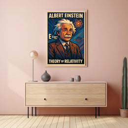 Albert Einstein Theory Of Relativity Poster