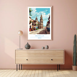 Charming Streets of Morelia Poster
