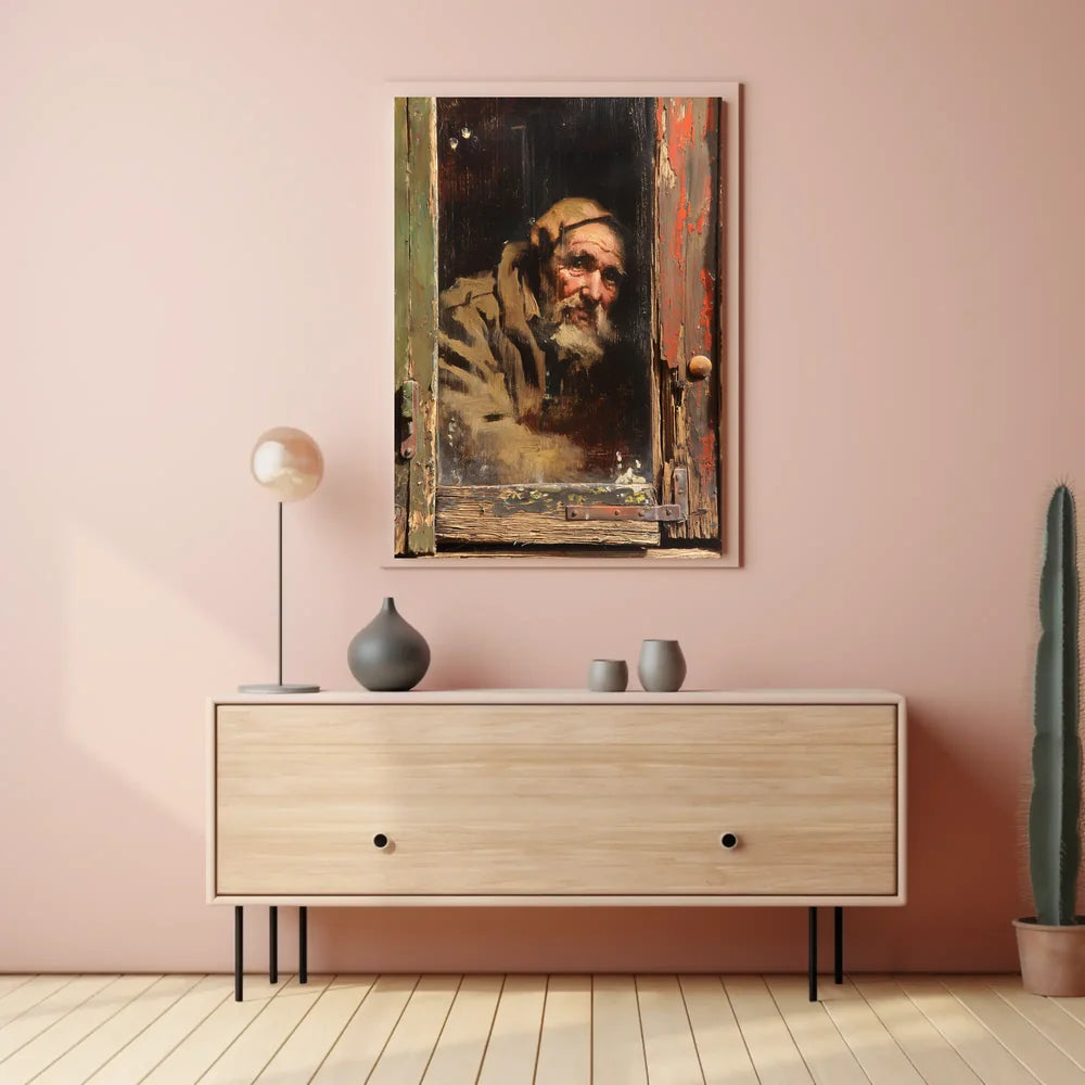Vintage Parisian Café Scene Poster
