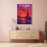 Fly To Paris Poster