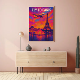 Fly To Paris Poster