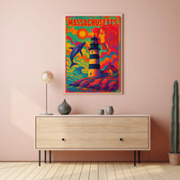 Massachusetts Dreamscape Poster