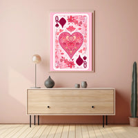 Queen of Spades Artistic Poster for Elegant Home Decor PosterGoat