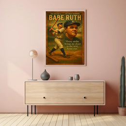 Baseball Legend Nostalgic Sports Poster PosterGoat