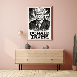 Donald Trump 47th President Poster