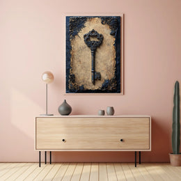 Antique Gothic Key Art Print Poster