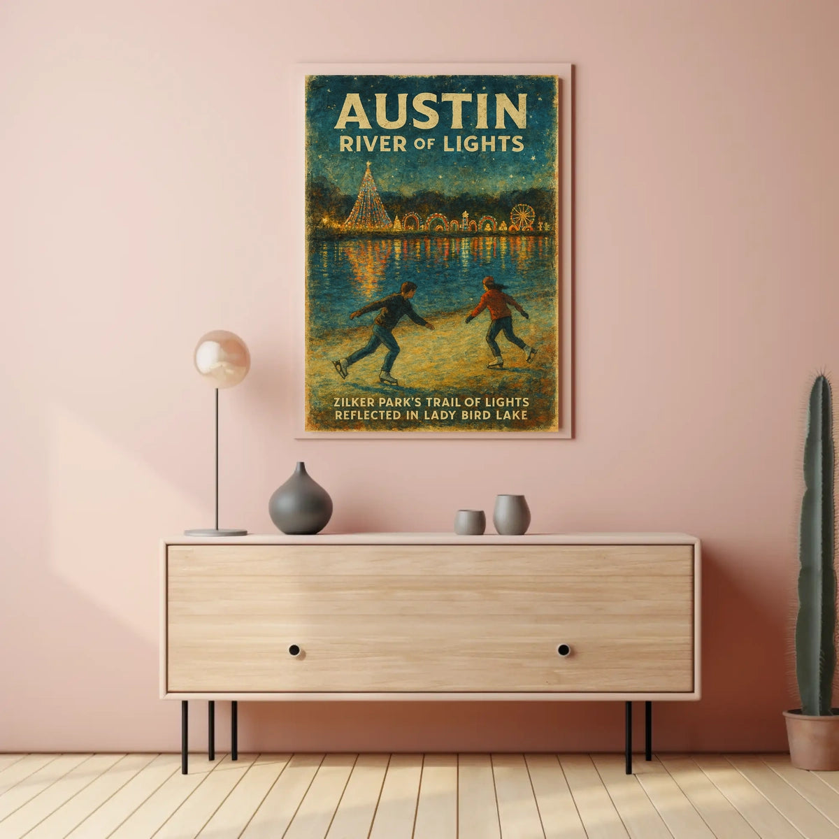 Austin River of Lights Poster