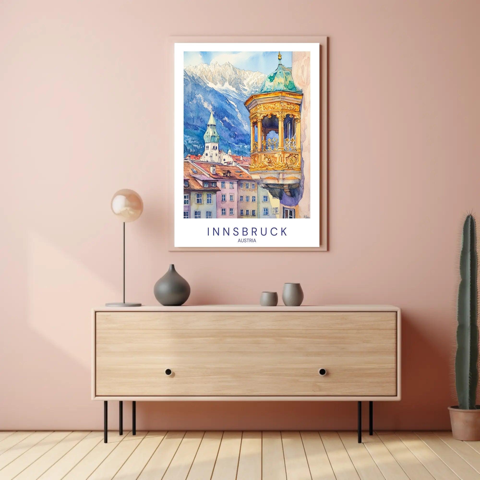 Innsbruck Charm Poster PosterGoat